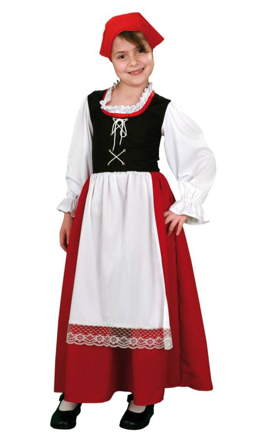 Costume-paysanne-médiévale-fille