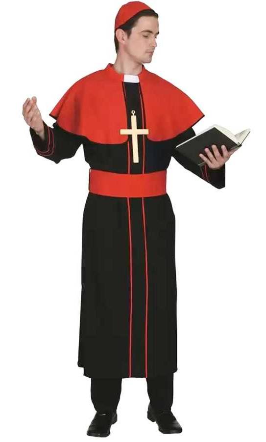 Costume de cardinal pour homme en grande taille