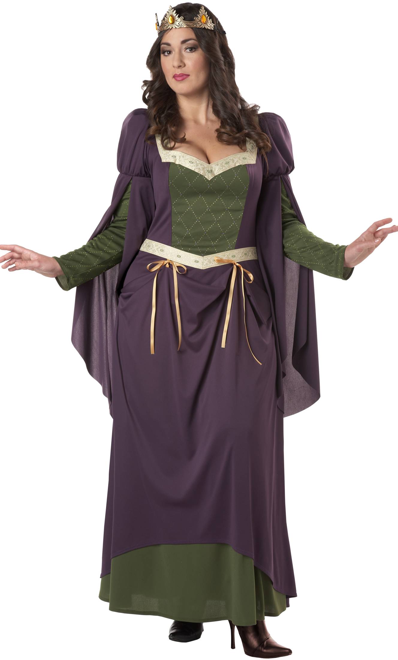 Costume-Médiévale-Femme-Grande-Taille-XXL-XXXL