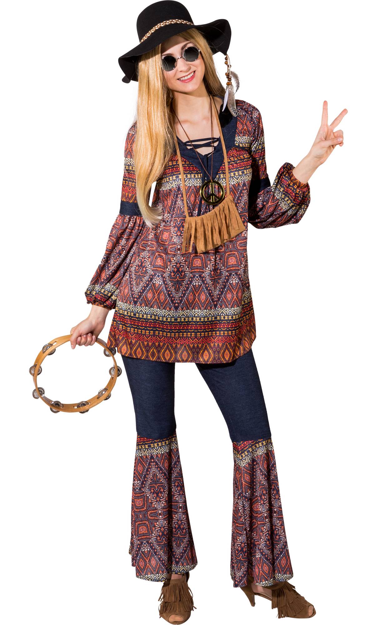 Costume hippie femme