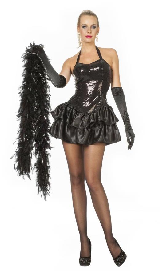 Robe-paillettes-noire