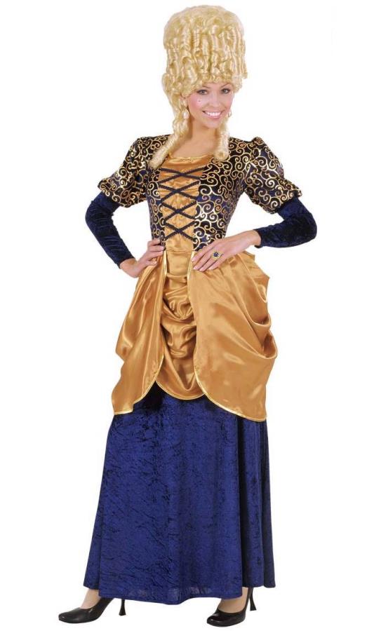 Costume-marquise-velours-bleu-grande-taille-xl